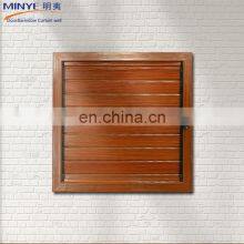 Wood Color Aluminum Louvers for Home