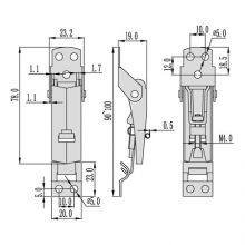 Stainless Steel Toggle Latch Spring Loaded Locking Hasp Lock Toggle Latch thumbnail-4