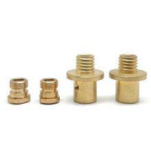 Custom CNC Manufacture Precision Machining Turned Copper Brass Fasteners thumbnail-2