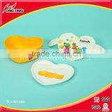 Heart Shaped Plastic Tiffin Lunch Box / Bento Box for Children thumbnail-4