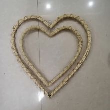 Heart Shape Willow Wicker Wreath Christmas Decoration in Different Sizes