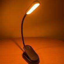 Black Children S Room Lovely Dual Lighting Colors LED Clip Reading Table Book Lamp thumbnail-6