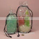 Clear Vinyl Drawstring Bag thumbnail-3