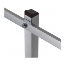 MOCAP Square Tube Plastic End Cap Angled thumbnail-6