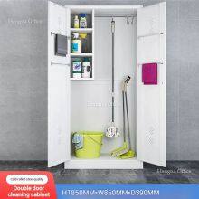 China Factory Wholesale Lockable Stainless Steel Janitor Cabinet With Drainage Hole and Sink – Ideal for Offices, Schools, and Healthcare Facilities