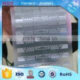 MDIY52 Factory Customizing Alien 9640 9662 Dry and Wet Rfid Tag/label/sticker/inlay