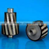 Zero Tolerance Drum Wheel for Polishing and Grinding Stone Edge, Vacuum Brazed, Metal Bond, Resin Bond thumbnail-4