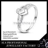 Trendy Micro Pave Jewelry With Rhodium Plated Rings for Anniversary thumbnail-1