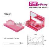 TOP QUALITY Multi-color Empty Rectangle Eyeshadow Case With Clear Plastic Lid thumbnail-2