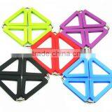 2015 Hot Selling Flexible Silicone Coaster, Stretch and Enlarge Silicon Mat thumbnail-5