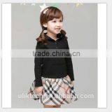 2015 autumn free shippibng casual dresses for 2-6 years old girls