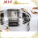 MSF-3176 4pcs Steamer Set Stainless Steel Hot Water Steamer Pot thumbnail-5