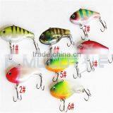 CS003 6.5cm 17.6g Soft VIB Fishing Lure Lead Shad Lure Soft Fishing Lure TPR Shad Bait