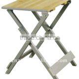 Wooden Travelchair Side Canyon Table, Yellow thumbnail-1