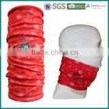 Classical fancy multifunction white and red bandanas