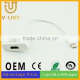 Manufactory price 3.1 usb line c type to hdmi for data transmission