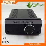 Aluminum Housing Mini Hi Fi 2.0 Channels 2*20W 12V 4A Mini Audio Class d Digital Amplifier thumbnail-1