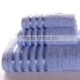 Eco-friendly Economy Wholesale Orange Red Color Bath Towel Set thumbnail-1