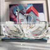 Delicate Crystal Swan for Nice Crystal Gift Home or Wedding Decoration thumbnail-1