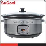 3.5L Electric Digital Control Panel SS Body Slow Cooker thumbnail-1