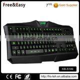 LED gaming wired keyboard