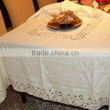 Hand embroidered table cloth No.37