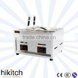 Stainless Steel LPG Gas Pasta Cooker / Deep Fryer Machine in Guangzhou