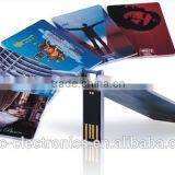 Promotional Gift Plastic Material 1GB, 2GB, 4GB Full Color Branded Credit Card Shaped Usb Flash Memory Pen Drive Supplier's Choice thumbnail-2