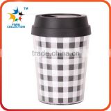 New Products Double Wal cup with lids and straws