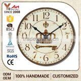 Best Quality Good Design Old Fashioned Antique Mdf Bangkok Wall Clocks