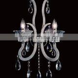 Antique Crystal Wall Lamp for Super Class 2"-3" Crystal 2 Lights Fixture United States America UL CL-8109-2 thumbnail-1