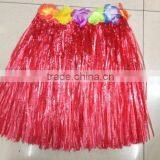 High Quality Plastic Handmade Cheap Custom Hawaii Grass Skirt for Party Decoration thumbnail-5