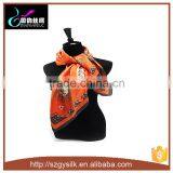 Factory Direct Luxury Custom Digital Printed Twill Scarf 100% Silk Scarf thumbnail-1