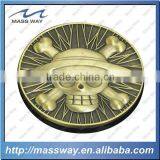Custom Souvenir 3D Gold Tower Commemorate Coin thumbnail-2