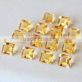 Certified Loose Gemstones Citrine Quartz Loose Gemstones