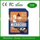 2GB Class10 sd Memory Card for High Definition Electronics Products