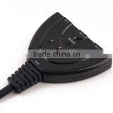 HDMI 3 in 1 Out Pigtail Adapter HDMI Switch Extender Switcher Splitter Hub With Cable For HDTV 1080P thumbnail-4