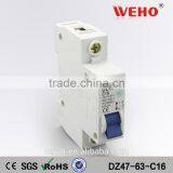 Competitive Price C16n Circuit Breaker Mcb Single Pole Mini Circuit Breaker Mcb