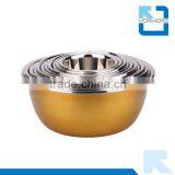 Colourful Stainless Steel Deep Salad Bowl & Mixing Bowl thumbnail-1