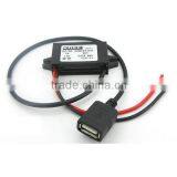 Waterproof Dc/dc Univeral 12v Convert to 5v 2.5A 3a Usb Mobile Car Charger Module Buck Power Supply Adapter 15W