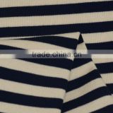 knitted good quality stripe viscose nylon fabric