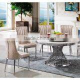 Modern Marble Dining Table With Chairs thumbnail-1