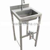 NSF Approval Stainless Steel Knee Pedal Hand Wash Sink/Hand Sink thumbnail-1