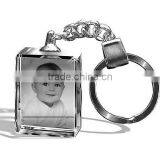 Express 3d Laser Crystal Glass Keychain for Child Gifts,crystal Personal Keychain for Baby Gifts(R-2300