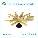 Feilite FD5674-2 16 laterals side-mounted bottom water distributor for water filter or water softener