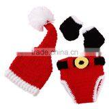 2015 Latest Christmas Outfit Crochet Baby Photography Props thumbnail-4