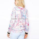 100% Polyester Custom Printing Hooodies, Sublimation Women Hoodies thumbnail-3