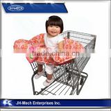 Eco-friendly soft cotton shopping cart seat covers for baby