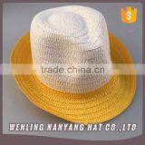 Country Style Fedora Cheap Fedora Hats for Men Farm Straw Hat Colorful Design thumbnail-2