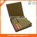 Eco-friendly Paper Holder With Combined Sticky Notepads